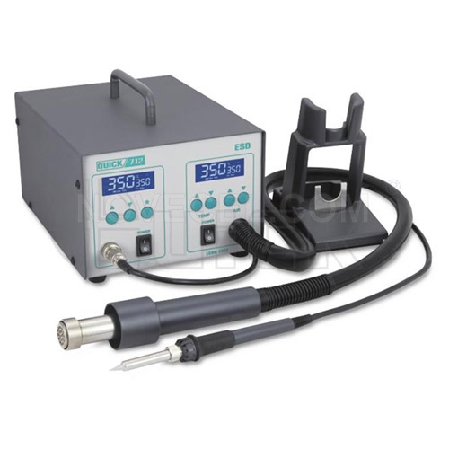 Quick 712 Hot Air Gun BGA Rework 2 in 1 Soldering Station