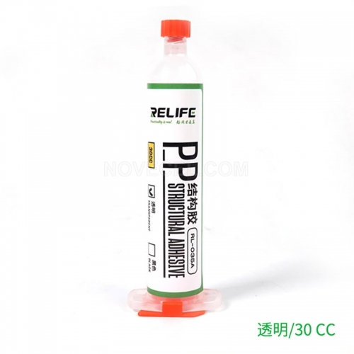 RELIFE RL-035A PP Structural Adhesive_Transparent_30 ML/Tube