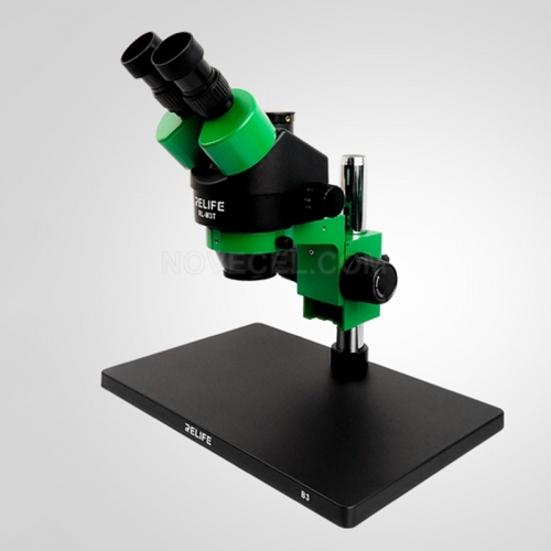 Relife RL-M3T 0.7-4.5X Trinocular HD Microscope with B3 Pad