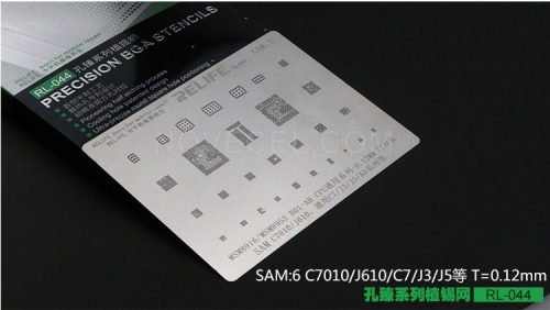 RELIFE RL-044 Precision BGA Reballing Stencils_SAM6