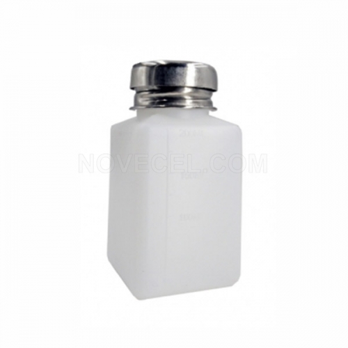 100ML White Plastic Alcohol Bottle