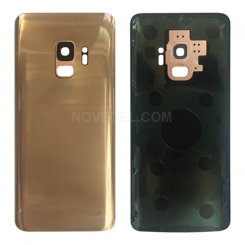 Battery Housing (with Camera Frame) for Samsung Galaxy S9_Gold