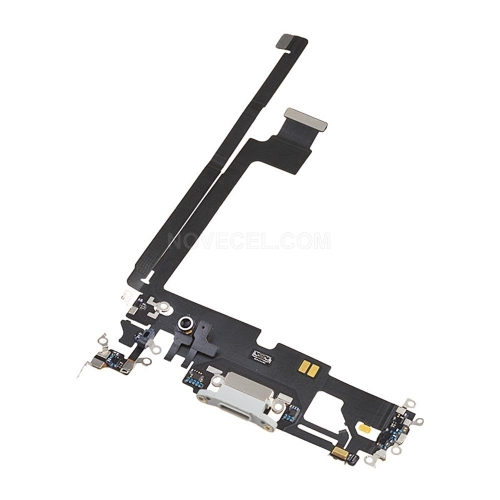 ORI Charging Port with Flex Cable for iPhone 12 Pro Max_Silver