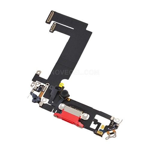 ORI Charging Port with Flex Cable for iPhone 12 mini_Red