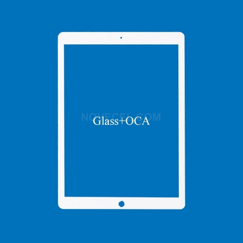 Front Screen Glass Lens with OCA for iPad 12.9 (2017)_White