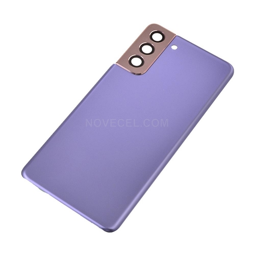Back Cover with Camera Glass Lens for Samsung Galaxy S21+ G996_Violet