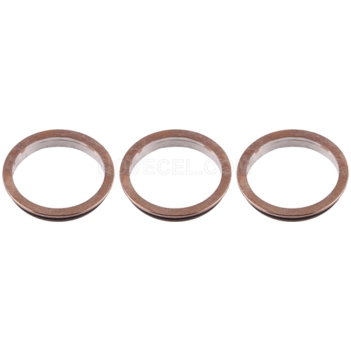 3 PCS/Set Rear Camera Outer Ring for iPhone 12 Pro_Gold
