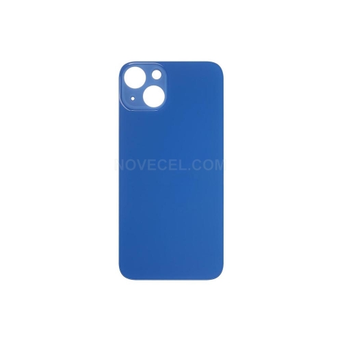 Big Hole Back Cover Glass Replacement for Apple iPhone 13 mini_Blue
