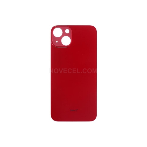 Big Hole Back Cover Glass Replacement for Apple iPhone 13 mini_Red