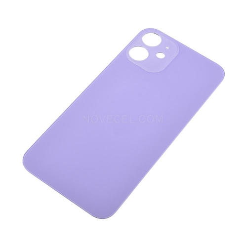 Big Hole Rear Glass Replacement Parts for iPhone 12 mini_Purple