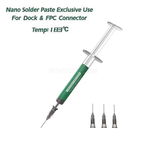 2UUL nano solder paste for charging port dock & FPC connector soldering_183-degree