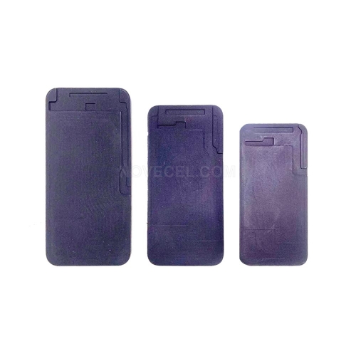 Black Rubber Laminating Pad with Flex Cable Space for iPhone 13 series