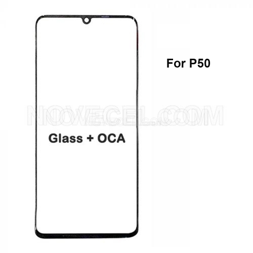 OCA Laminated Outer Glass For Huawei P50 Black