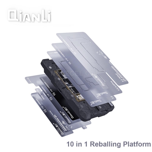 QIANLI 10 in 1 Magnetic Middle Frame Reballing Platform