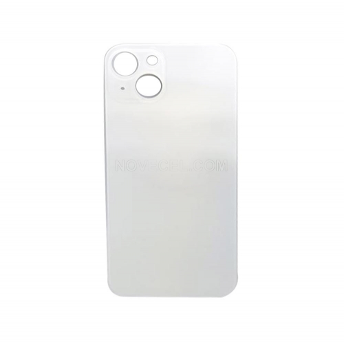 Big Hole Back Cover Glass Replacement for Apple iPhone 13_Starlight/White