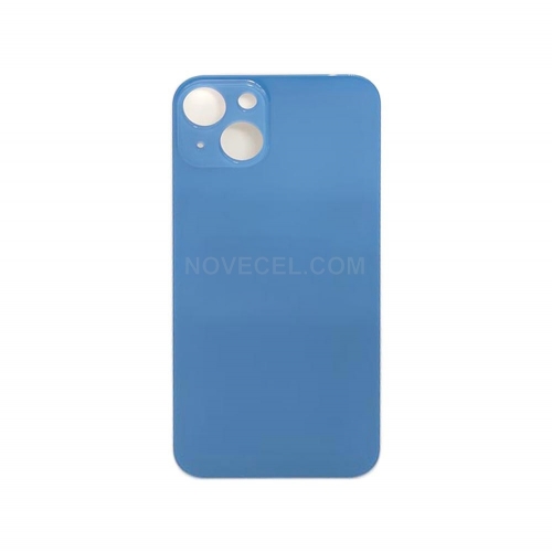Big Hole Back Cover Glass Replacement for Apple iPhone 13_Blue