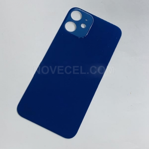 Big Hole Rear Glass Replacement Parts for iPhone 12 mini_Blue