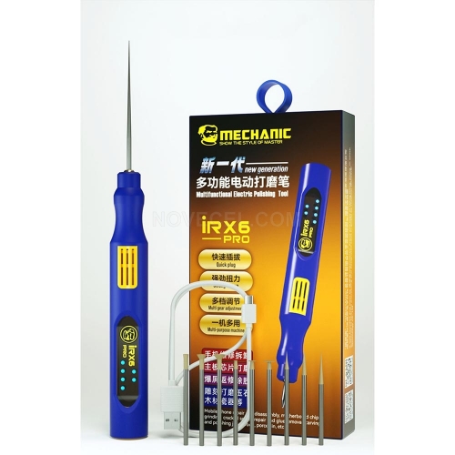 Mechanic IR X6 Pro Multifunctional Electric Polishing&Grinding Pen with Built-in Li-on Battery