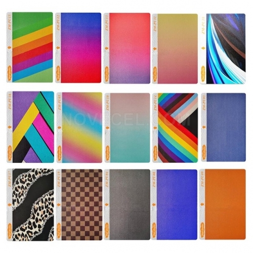 50 PCS/Lot Mixed Pattern PU Colourful Printed Protection Film_BM-PUPW-MIX