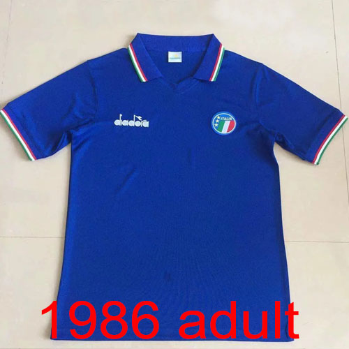 1986 Italy Home jersey Thailand the best quality