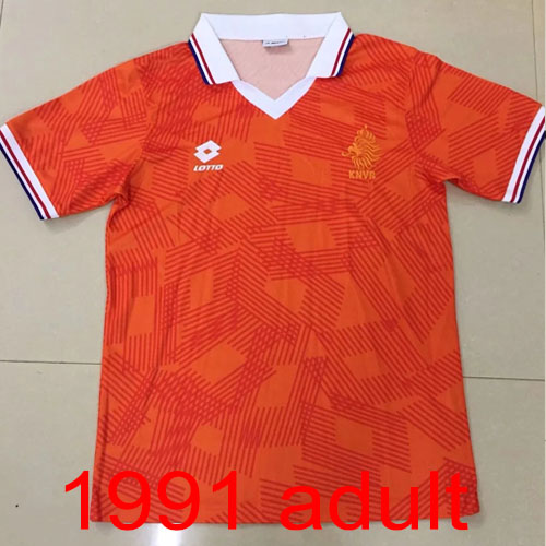 1991 Netherlands Home jersey Thailand the best quality