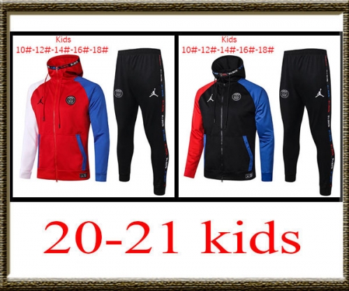 2020-2021 PSG Kids + hat jacket best quality
