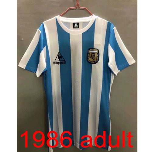 1986 Argentina Home jersey Thailand the best quality