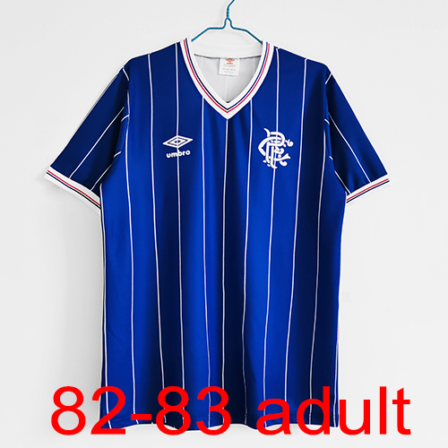 1982-1983 Rangers F.C Home jersey Thailand the best quality