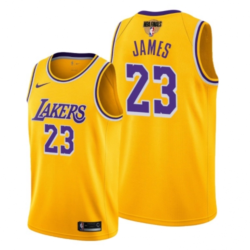 2021 Los Angeles Lakers NBA basketball adult Hot press yellow