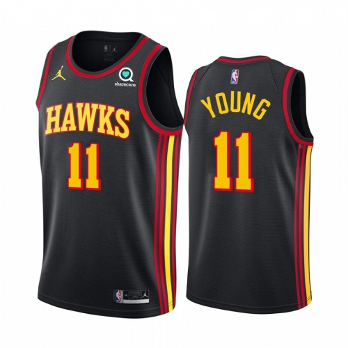 2021 Atlanta Hawks NBA basketball adult Hot press Gray-black