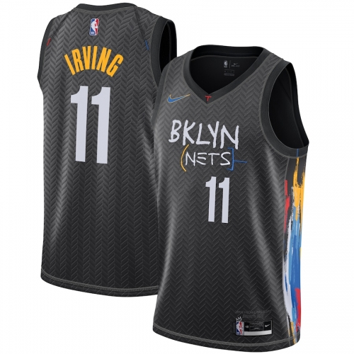 2021 Brooklyn Nets NBA basketball adult Hot press black