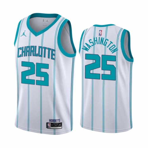 2021 Charlotte Hornets NBA basketball adult Hot press white