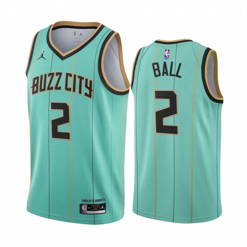 2021 Charlotte Hornets NBA basketball adult Hot press green