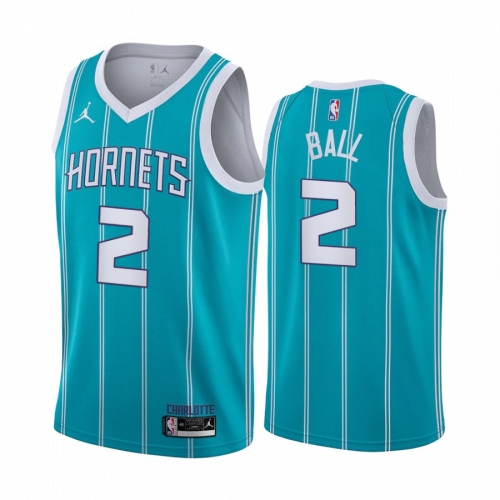 2021 Charlotte Hornets NBA basketball adult Hot press blue