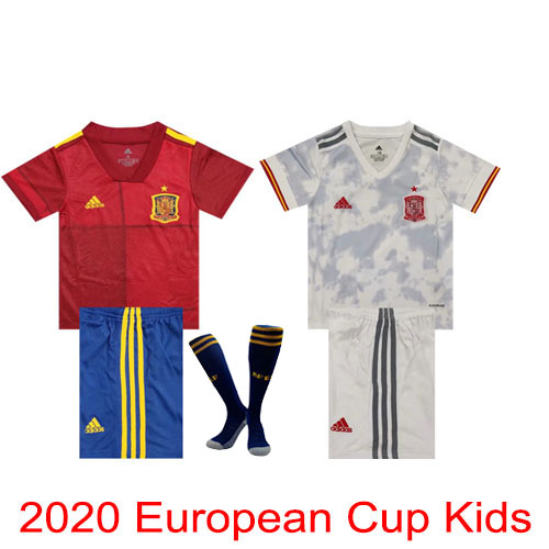 2020-2021 Spain European Nations Cup Kids + Socks  Thailand the best quality