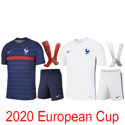2020-2021 France European Nations Cup adult + Socks Set best quality