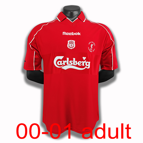 2000-2001 Liverpool Home jersey Thailand the best quality