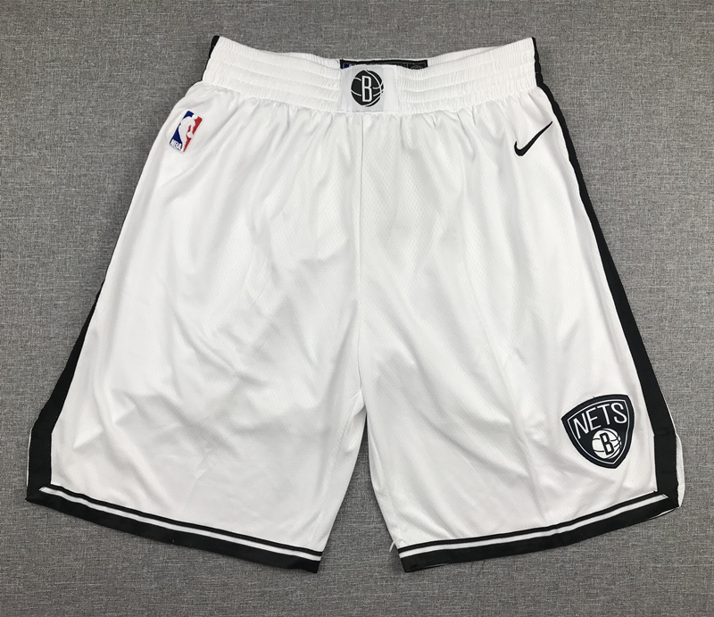 New Jersey Nets NBA Shorts basketball adult embroidery