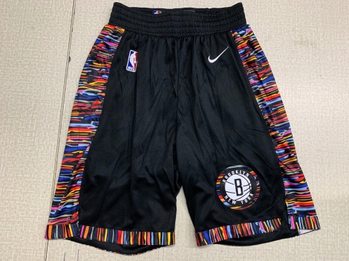New Jersey Nets NBA Shorts basketball adult embroidery