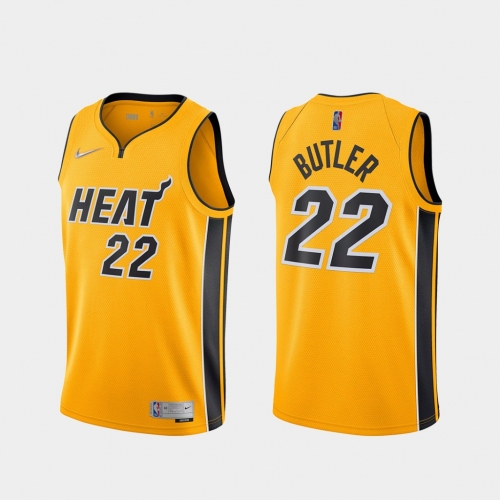 2021 Miami Heat NBA basketball adult Hot press Reward yellow