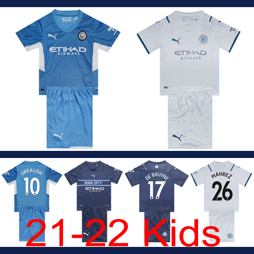 2021-2022 Manchester City Kids Thailand the best quality