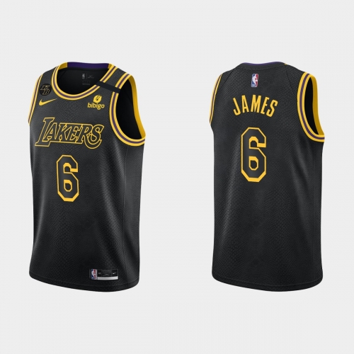 2022 Los Angeles Lakers NBA basketball adult Hot press black