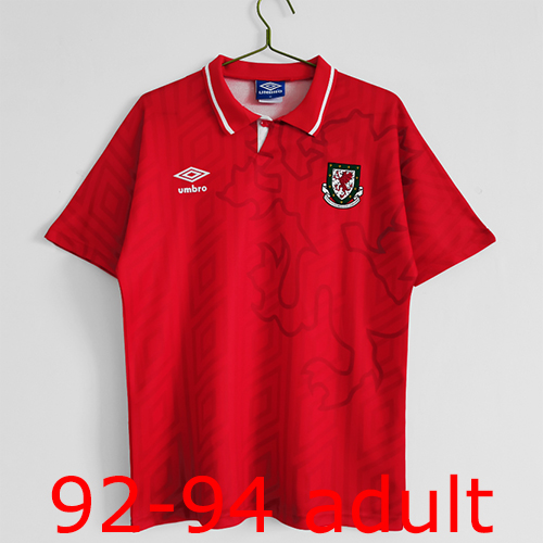 1992-1994 Wales Home jersey Thailand the best quality