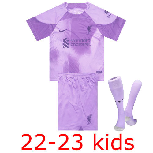 2022-2023 Liverpool goalkeeper Kids + Socks Thailand the best quality