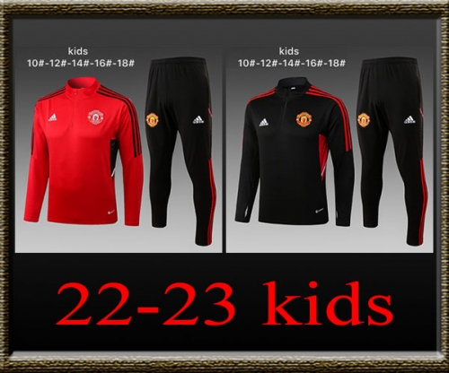 2022-2023 Manchester United Kids Training clothes