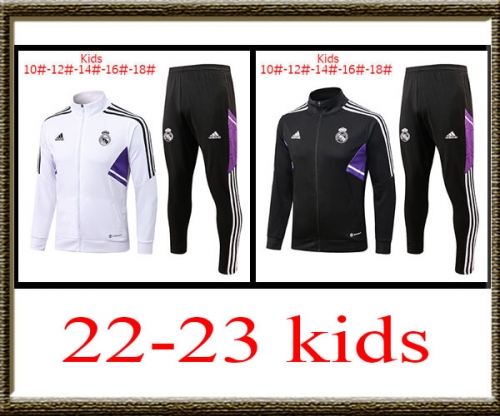 2022-2023 Real Madrid kids jacket best quality
