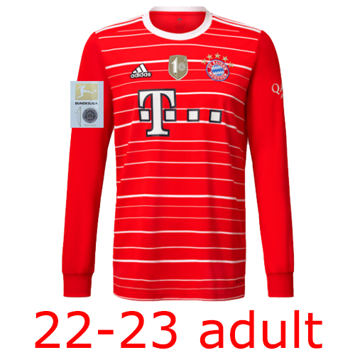 2022-2023 Bayern adult +patch long sleeve Thailand the best quality