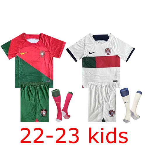 2022-2023 Portugal Kids + Socks World Cup adult Thailand the best quality