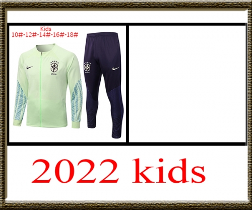 2022 Brazil World Cup Kids jacket best quality