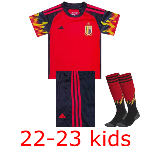 2022-2023 Belgium Kids + Socks World Cup adult Thailand the best quality